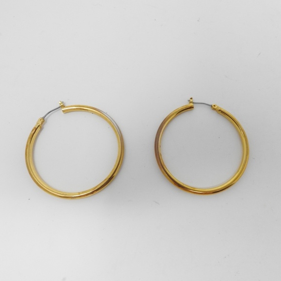 Premier Designs Jewelry - Premier Designs "Let it Shine"  Gold Hoops NWOT